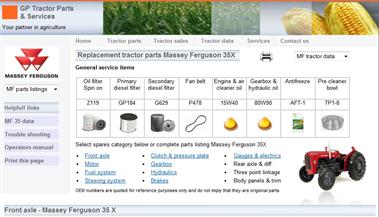 Massey Ferguson parts catalog
