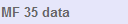MF 35X tractor data